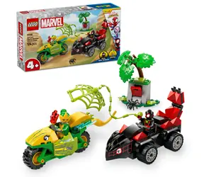 LEGO® MARVEL 11198 Spin, Electro a naháňačka s dinosaurím vozidlom / Počet dielikov: 124 / od 4 rokov