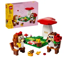 LEGO® Iconic 40711 Ježčie rande s piknikom / Počet dielikov: 166 / od 8 rokov