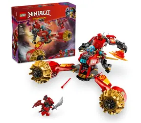 LEGO® NINJAGO® 71830 Kaiov búrny jazdec a robot / Počet dielikov: 333 / od 7 rokov