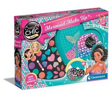 Clementoni Crazy CHIC - Make- UP sada tieňov morská panna / od 6 rokov
