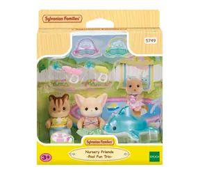 Sylvanian family Zábava pri bazéne Baby Trio / od 3 rokov