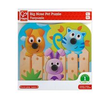 Hape Puzzle s úchytkami - Domáce zvieratká / od 1 rokov