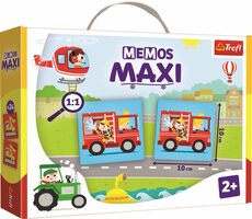Trefl - Maxi Pexeso - Dopravné prostriedky / 20 minút / 2-4 hráči / od 2 rokov