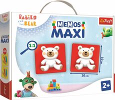 Trefl - Maxi Pexeso - Treflíci a medvedík / 20 minút / 2-4 hráči / od 2 rokov 