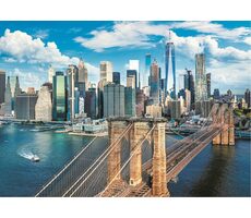 Trefl - Puzzle - Brooklynský most, New York, USA / 1000 dielikov / 68.3 x 48 cm / vek 12+