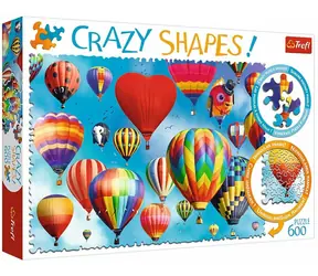 Trefl - Puzzle - Crazy Shapes Farebné balóny / 600 dielikov / 68 x 48 cm / vek 12+
