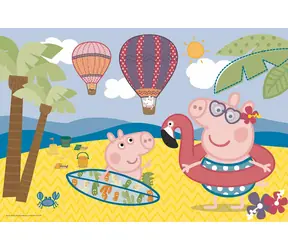 Trefl - Puzzle - Prasiatko Peppa: Prázdniny MAXI