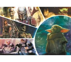 Trefl - Puzzle - The Mandalorian: Baby Yoda / 100 dielikov / 41 x 27.8 cm / vek 5+