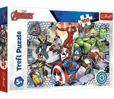 Trefl - Puzzle - Slávni Avengers / 100 dielikov / 41 x 27.8 cm / vek 5+