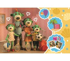 Trefl - Puzzle - Treflíci: Rodina / 54 dielikov / 20 x 13 cm / vek 4+