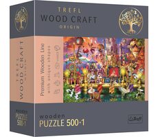 Trefl Wood Craft Origin - Puzzle - Čarovný Svet / 501 dielikov / 37.5 x 25.4 cm / vek 14+