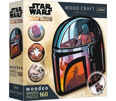 Trefl Wood Craft Origin - Puzzle - The Mandalorian / 160 dielikov / 24.4 x 21.3 cm / vek 9+