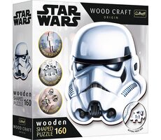 Trefl Wood Craft Origin - Puzzle - Star Wars: Helma stromtroopera / 160 dielikov / 24.4 x 21.3 cm / vek 9+