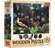 Trefl Drevené puzzle Art - Puzzle - Henri Rousseau: Sen / 200 dielikov / 25.5 x 18.5 cm / vek 9+