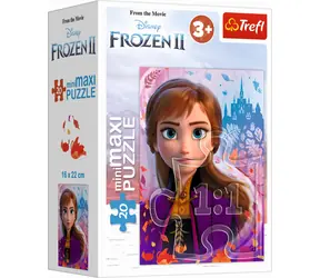 Trefl - Puzzle - Ľadové kráľovstvo 2: Anna / 20 dielikov / 22 x 16 cm / vek 3+