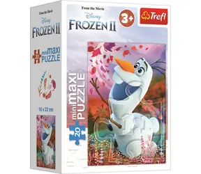 Trefl - Puzzle - Ľadové kráľovstvo 2: Olaf / 20 dielikov / 22 x 16 cm / vek 3+