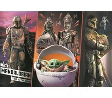 Trefl - Puzzle - The Mandalorian: Tajomný Baby Yoda / 300 dielikov / 60 x 40 cm / vek 8+