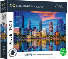 Trefl - Puzzle - UFT Cityscape. Odraz mesta Perth, Austrália