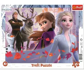 Trefl - Puzzle - Ľadové kráľovstvo: Dobrodružstvo / 25 dielikov / 31.5 x 23.5 cm / vek 4+