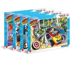 Clementoni Puzzle Mickey a pretekári: Závod / 15 dielikov / od 3 rokov