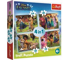 Trefl - Puzzle - Encanto 4v1 / 35|48|54|70 / 28.5 x 20x5 cm / vek 4+