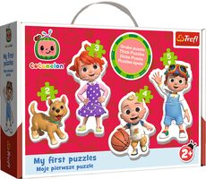 Trefl - Puzzle - Baby puzzle: Cocomelon 4v1 / 2|3|4|5 dielikov / vek 2+