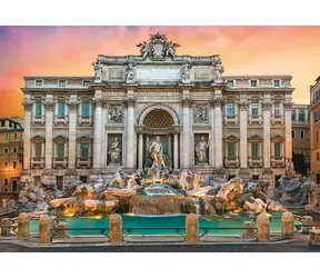 Trefl - Puzzle - Fontána di Trevi, Taliansko / 500 dielikov / 48 x 34 cm / vek 10+