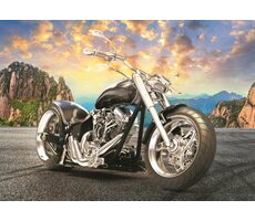 Trefl - Puzzle - Čierna motorka / 500 dielikov / 48 x 34 cm / vek 10+
