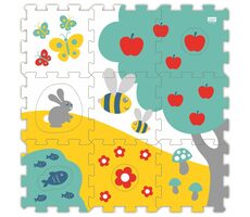 Trefl - Puzzle - Moje prvé penové penové puzzle Lúka / 90 x 90 cm / 29.5 x 29.5 cm / vek 0+