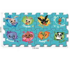 Trefl - Puzzle - Penové puzzle Bing / 117 x 60 cm / 28.5 x 28.5 cm / vek 2+