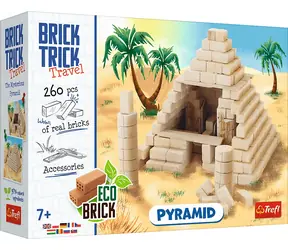 Trefl - Stavebnica - BRICK TRICK Travel: Pyramída M / 260 dielov / vek 7+