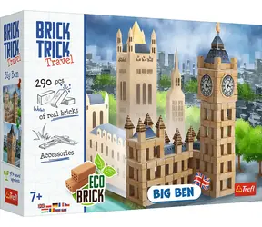 Trefl - Stavebnica - BRICK TRICK Travel: Big Ben L / 290 dielov / vek 7+