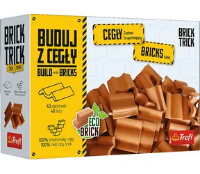 Trefl - Stavebnica - BRICK TRICK Balenie strešných škridiel / 40 ks / vek 6+