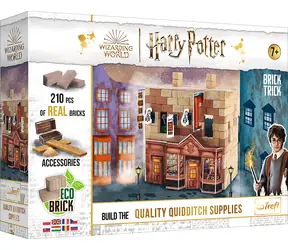 Trefl - Stavebnica - BRICK TRICK Harry Potter: Prvotriedne potreby pre metlobal M / 210 dielov / vek 8+