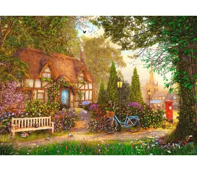 Trefl - Puzzle - Premium PLUS Tea Time: Vidiecke stavenie