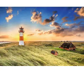 Trefl - Puzzle - Premium PLUS Photo Odyssey: Maják Ost na ostrove Sylt