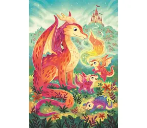 Clementoni PUZZLE Dračia rodinka / 60 dielikov / od 5 rokov