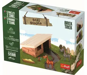 Trefl - Stavebnica - BRICK TRICK Stajňa S / 30 dielov / vek 6+