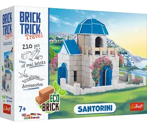 Trefl - Stavebnica - BRICK TRICK Travel: Santorini M / 260 dielov / vek 7+