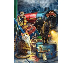 Trefl - Puzzle - Magic Collection Premium PLUS : Witchwood Expres / 1000 dielikov / 48 x 68.3 cm / vek 12+