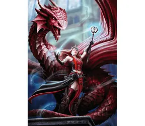 Trefl - Puzzle - Premium PLUS Fantasy Collection: Šarlátový mág / 1000 dielikov / 48 x 68.3 cm / vek 12+