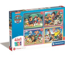Clementoni PUZZLE Tlapková patrola 4v1 / 12+16+20+24 dielikov / od 5 rokov