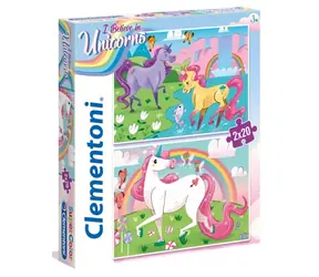 Clementoni PUZZLE Verím v jednorožke /2x20 dielikov/ od 3 rokov