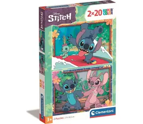 Clementoni PUZZLE Stitch / 2x20 dielikov / od 3 rokov