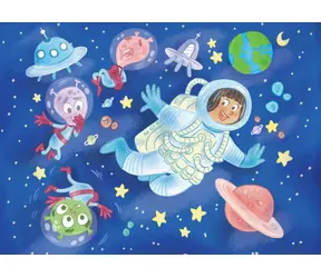 Clementoni PUZZLE Povolanie: Astronaut