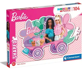 Clementoni Obrysové PUZZLE Barbie: Korčule