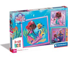 Clementoni PUZZLE Ariel / 3x48 dielikov / od 5 rokov