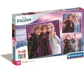 Clementoni PUZZLE Ľadové kráľovstvo / 3x48 dielikov / od 5 rokov
