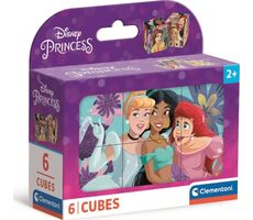Clementoni obrázkové kocky Disney princeznej / 6 kociek / od 2 rokov
