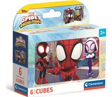 Clementoni obrázkové kocky Spidey a jeho úžasní priatelia /6 kociek/ od 2 rokov